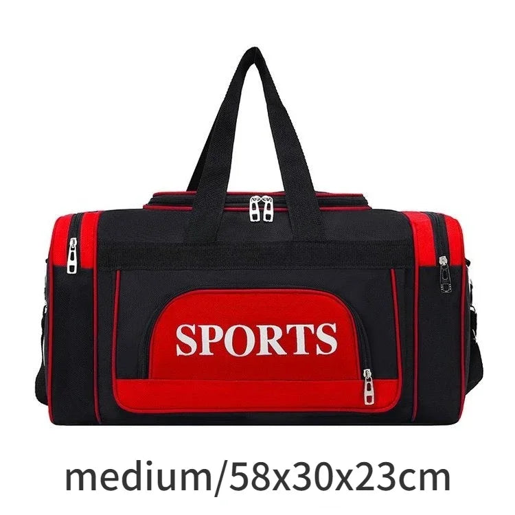 Travel Bag Luggage Storage Pack Large Capacity Portable Business Travel Handbag Waterproof Sports Fitness Shoulder Bag Unisex