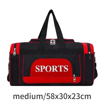 Travel Bag Luggage Storage Pack Large Capacity Portable Business Travel Handbag Waterproof Sports Fitness Shoulder Bag Unisex