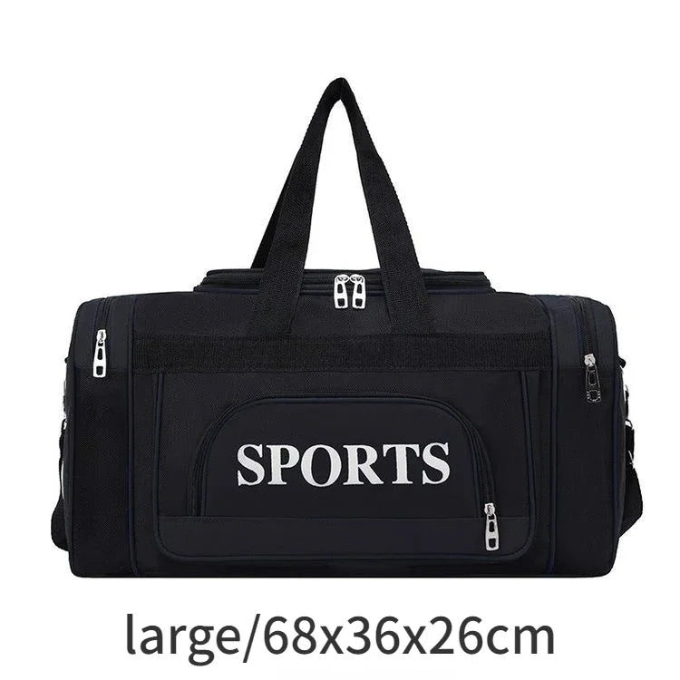 Travel Bag Luggage Storage Pack Large Capacity Portable Business Travel Handbag Waterproof Sports Fitness Shoulder Bag Unisex