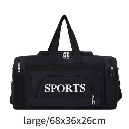 Travel Bag Luggage Storage Pack Large Capacity Portable Business Travel Handbag Waterproof Sports Fitness Shoulder Bag Unisex