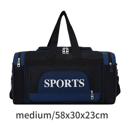 Travel Bag Luggage Storage Pack Large Capacity Portable Business Travel Handbag Waterproof Sports Fitness Shoulder Bag Unisex