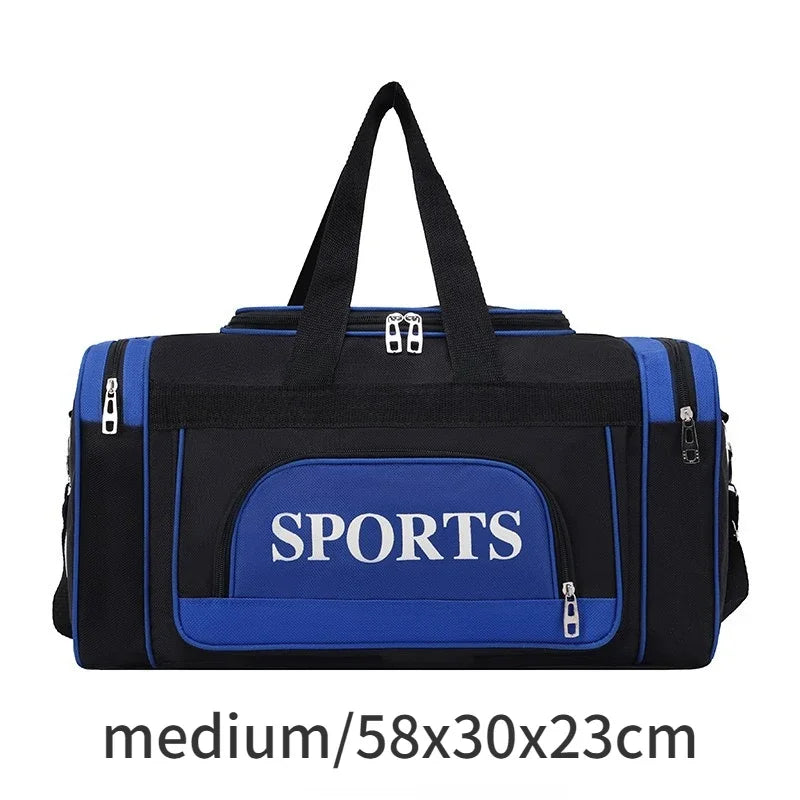 Travel Bag Luggage Storage Pack Large Capacity Portable Business Travel Handbag Waterproof Sports Fitness Shoulder Bag Unisex