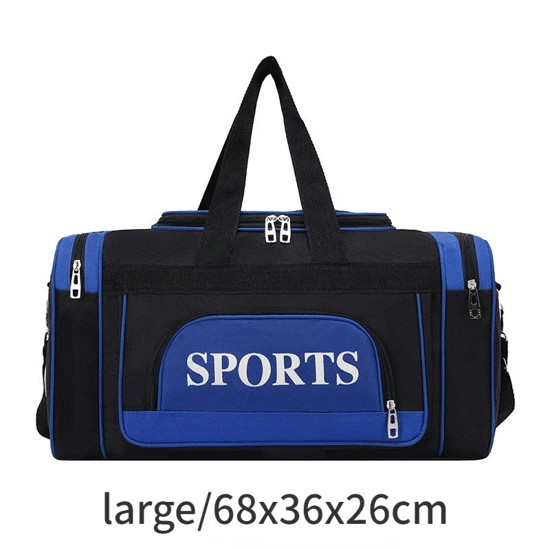 Travel Bag Luggage Storage Pack Large Capacity Portable Business Travel Handbag Waterproof Sports Fitness Shoulder Bag Unisex