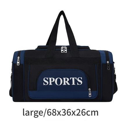 Travel Bag Luggage Storage Pack Large Capacity Portable Business Travel Handbag Waterproof Sports Fitness Shoulder Bag Unisex