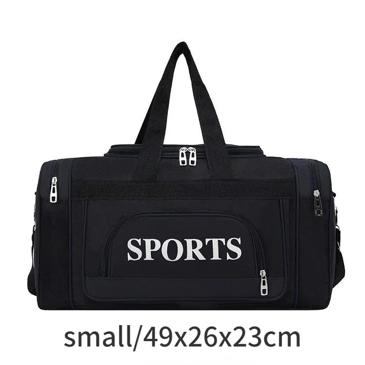 Travel Bag Luggage Storage Pack Large Capacity Portable Business Travel Handbag Waterproof Sports Fitness Shoulder Bag Unisex