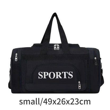 Travel Bag Luggage Storage Pack Large Capacity Portable Business Travel Handbag Waterproof Sports Fitness Shoulder Bag Unisex