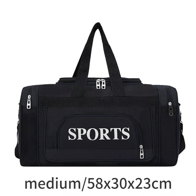 Travel Bag Luggage Storage Pack Large Capacity Portable Business Travel Handbag Waterproof Sports Fitness Shoulder Bag Unisex