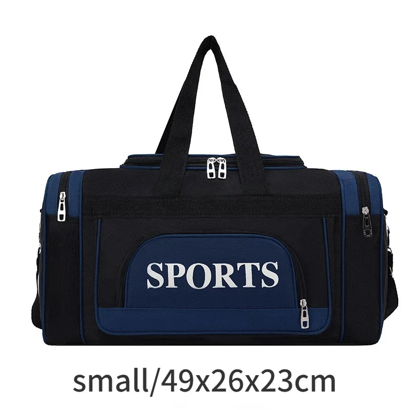 Travel Bag Luggage Storage Pack Large Capacity Portable Business Travel Handbag Waterproof Sports Fitness Shoulder Bag Unisex