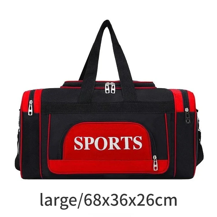 Travel Bag Luggage Storage Pack Large Capacity Portable Business Travel Handbag Waterproof Sports Fitness Shoulder Bag Unisex
