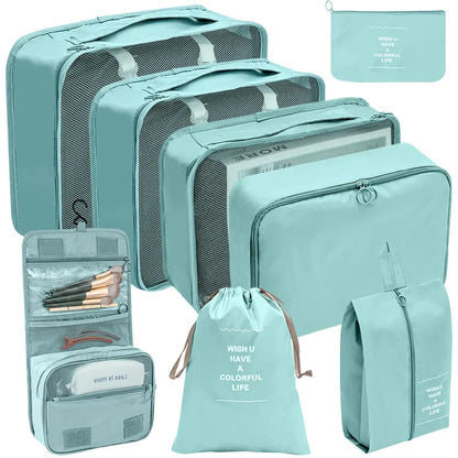 Travel Bag Organizer Clothes Luggage Travel Organizer Blanket Shoes Organizers Bag Suitcase Traveling Pouch Packing Cubes