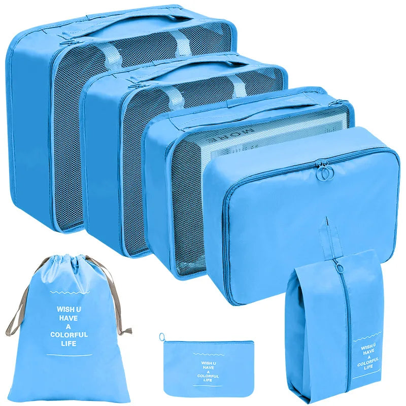 Travel Bag Organizer Clothes Luggage Travel Organizer Blanket Shoes Organizers Bag Suitcase Traveling Pouch Packing Cubes