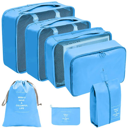 Travel Bag Organizer Clothes Luggage Travel Organizer Blanket Shoes Organizers Bag Suitcase Traveling Pouch Packing Cubes