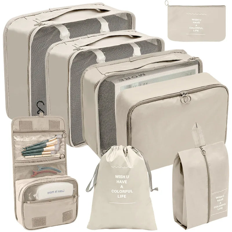 Travel Bag Organizer Clothes Luggage Travel Organizer Blanket Shoes Organizers Bag Suitcase Traveling Pouch Packing Cubes