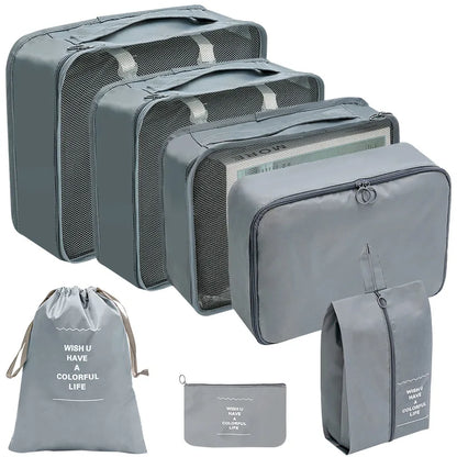 Travel Bag Organizer Clothes Luggage Travel Organizer Blanket Shoes Organizers Bag Suitcase Traveling Pouch Packing Cubes