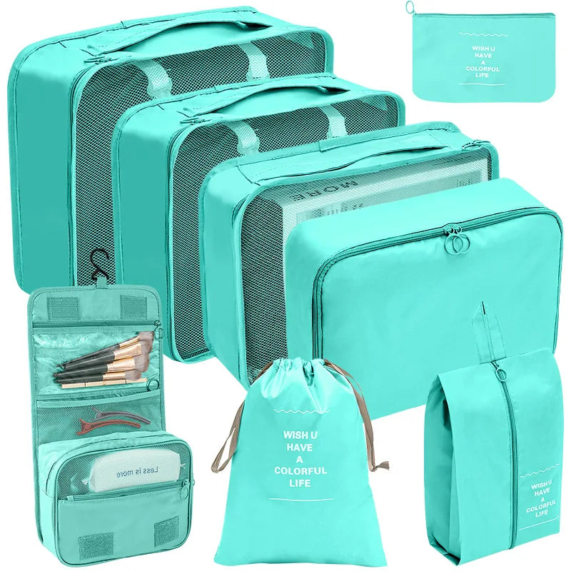 Travel Bag Organizer Clothes Luggage Travel Organizer Blanket Shoes Organizers Bag Suitcase Traveling Pouch Packing Cubes