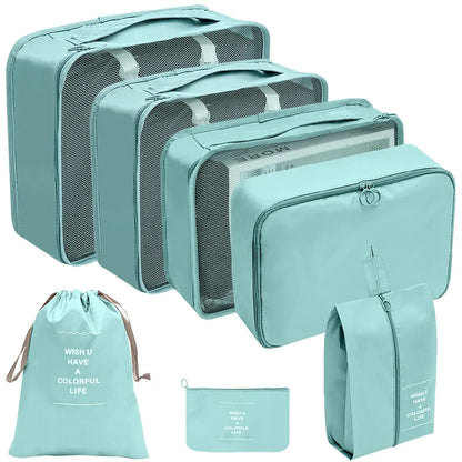 Travel Bag Organizer Clothes Luggage Travel Organizer Blanket Shoes Organizers Bag Suitcase Traveling Pouch Packing Cubes