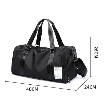 Travel Bag for Men Luggage Handbag Large Capacity Waterproof Sports Gym Bag Crossbody Shoulder Bag Shoes Packet Organizers