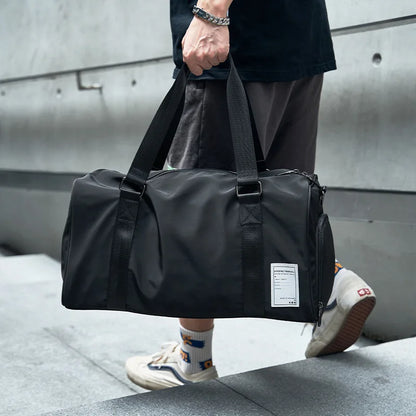 Travel Bag for Men Luggage Handbag Large Capacity Waterproof Sports Gym Bag Crossbody Shoulder Bag Shoes Packet Organizers