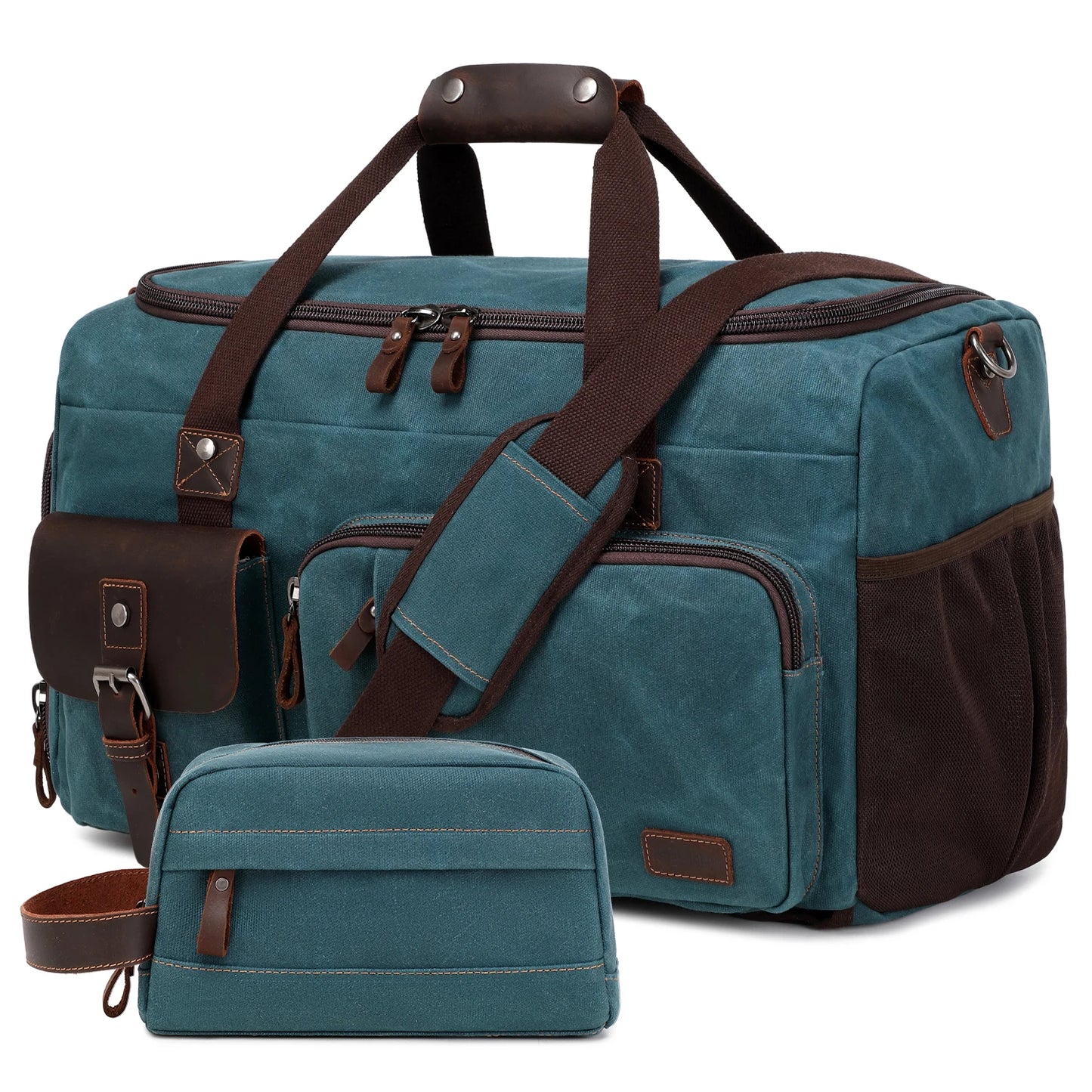 Travel Duffle Bag for Men, Canvas Luggage Travel Bag Weekender Overnight Bag, Mens Gym Carry on Duffel Bags