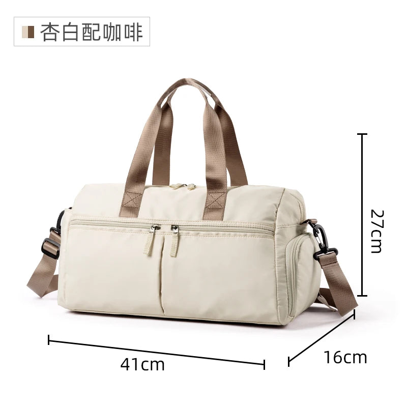 Travel Duffle Bag for Men Women Large Capacity Oxford Waterproof Weekend Overnight Bags Sport Dry and Wet Separation Fitness Bag