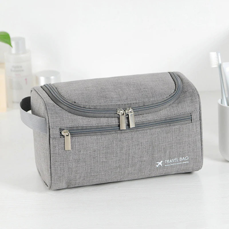 Travel Essentials Organizer Foldable Waterproof Oxford Makeup Bag Portable Women's Cosmetics Bags for Toiletry Pencil Case