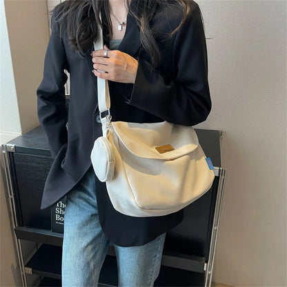 Travel Handbags For Women 2023 Big Capacity Design Shoulder Bags Casual Totes Bag Ladies High Quality Canvas Crossbody Bags