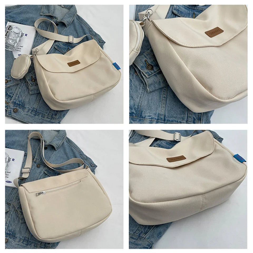 Travel Handbags For Women 2023 Big Capacity Design Shoulder Bags Casual Totes Bag Ladies High Quality Canvas Crossbody Bags
