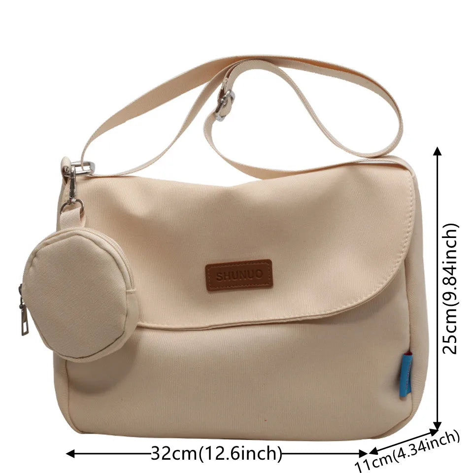 Travel Handbags For Women 2023 Big Capacity Design Shoulder Bags Casual Totes Bag Ladies High Quality Canvas Crossbody Bags
