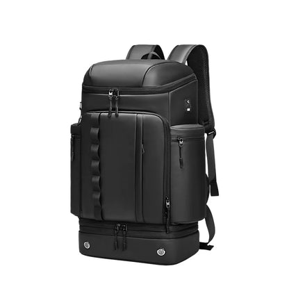 Travel Hiking backpack For Men 50L Large capacity trekking bag outdoor waterproof 17 Inch Laptop Backpack creative With shoe bag