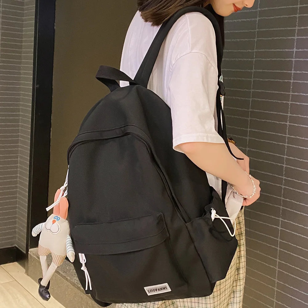 Travel Kawaii Harajuku Backpack Female Cute Bag Fashion Lady Waterproof Backpack Laptop Girls Student College Trendy School Bags