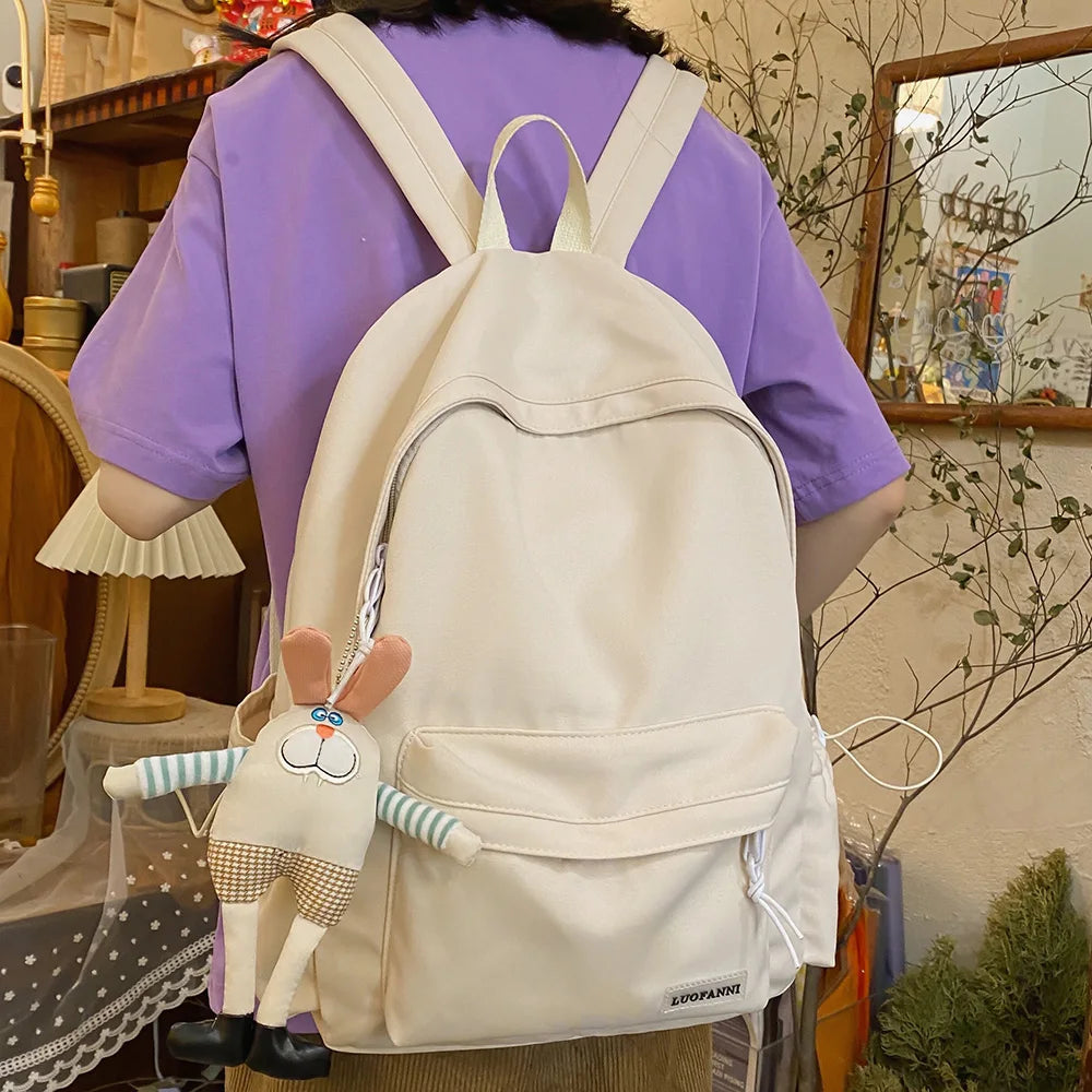 Travel Kawaii Harajuku Backpack Female Cute Bag Fashion Lady Waterproof Backpack Laptop Girls Student College Trendy School Bags