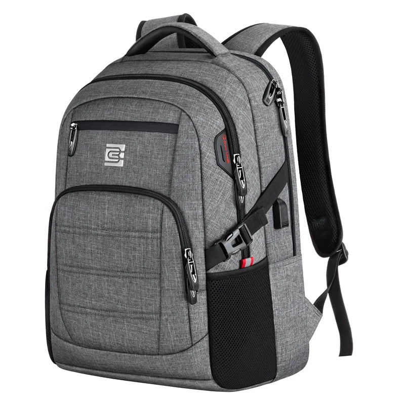 Travel Laptop Backpack, Business Water Resistant Laptop Backpack with USB Charging Port, College Bag for Men & Women