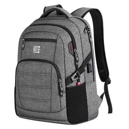 Travel Laptop Backpack, Business Water Resistant Laptop Backpack with USB Charging Port, College Bag for Men & Women