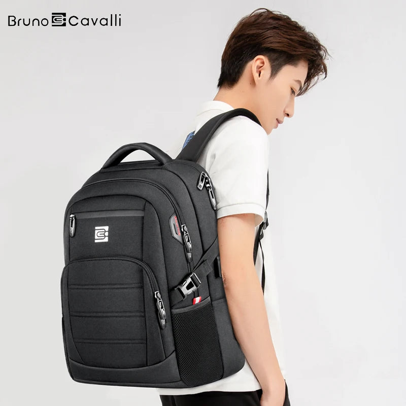 Travel Laptop Backpack, Business Water Resistant Laptop Backpack with USB Charging Port, College Bag for Men & Women