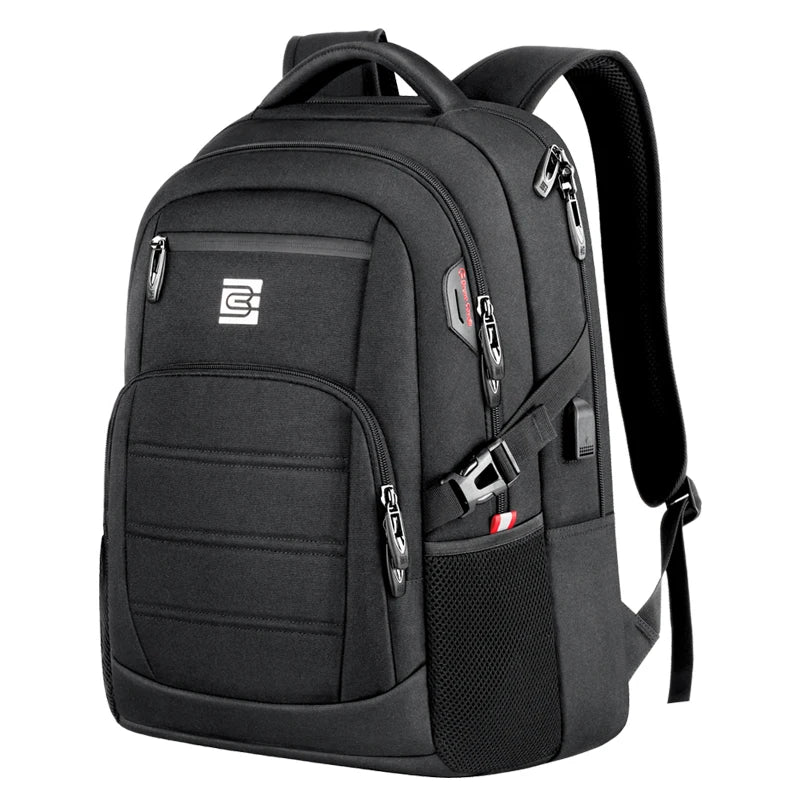 Travel Laptop Backpack, Business Water Resistant Laptop Backpack with USB Charging Port, College Bag for Men & Women