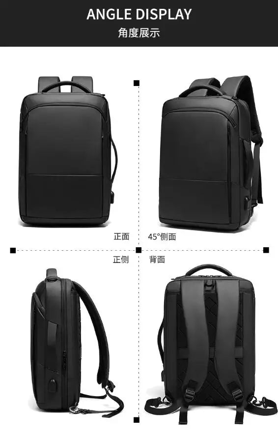 Travel Laptop Backpack Large Anti Theft College School Backpack for Men and Women with USB Charging Port Water Resistant Backbag