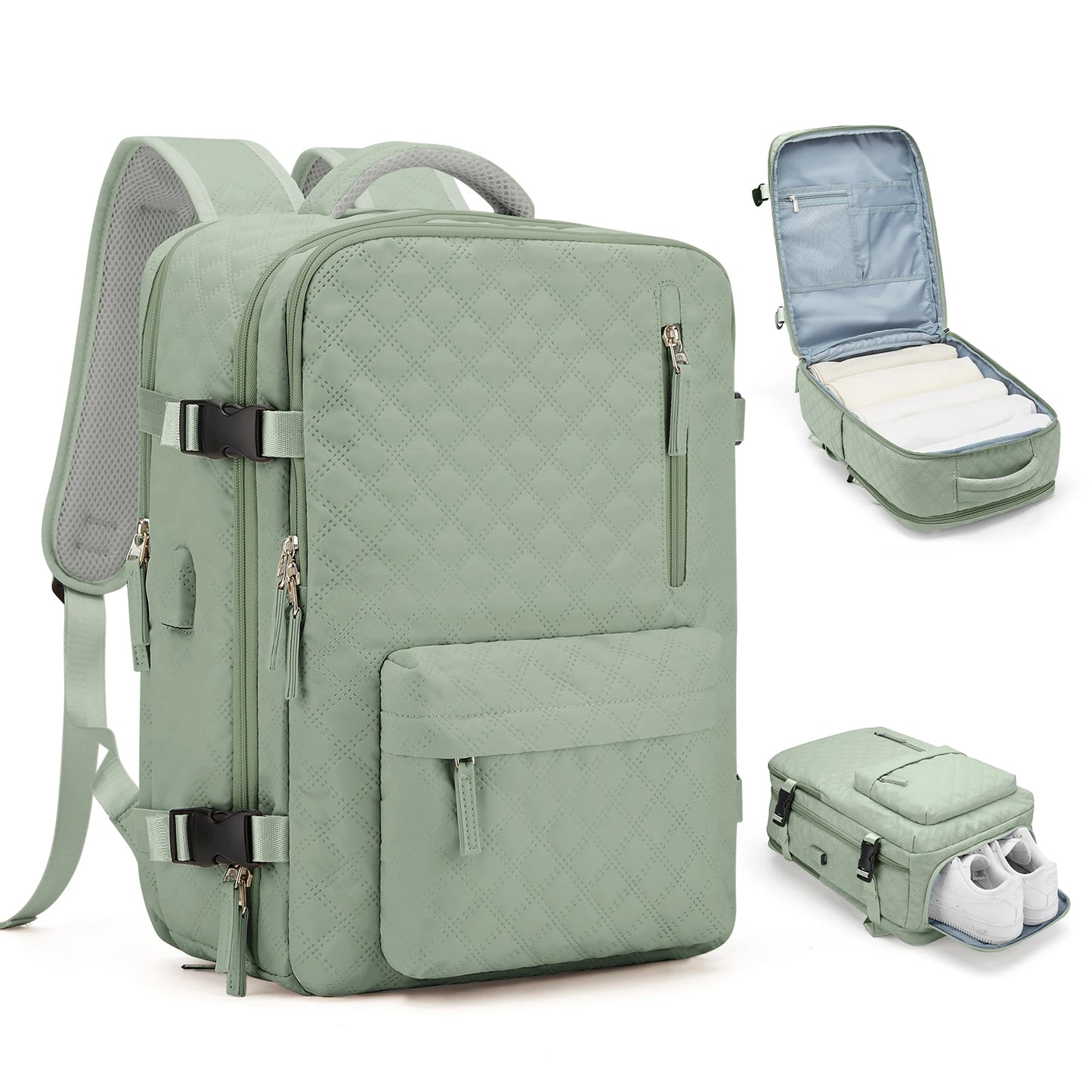 Travel Laptop Backpack for Women Men Business Anti Theft Durable Casual Daypack Waterproof Flight Approved Carry on Backpack