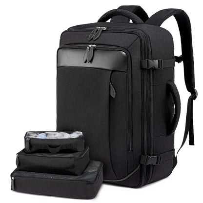 Travel Man Backpack 4 Sets Large Capacity Business Laptop Backpacks with Compartments Multi-functional Waterproof Bag Women 40L