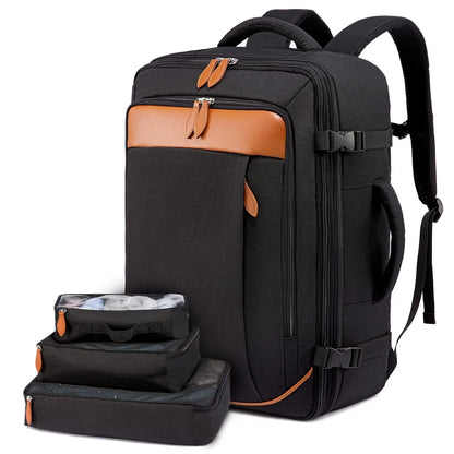 Travel Man Backpack 4 Sets Large Capacity Business Laptop Backpacks with Compartments Multi-functional Waterproof Bag Women 40L