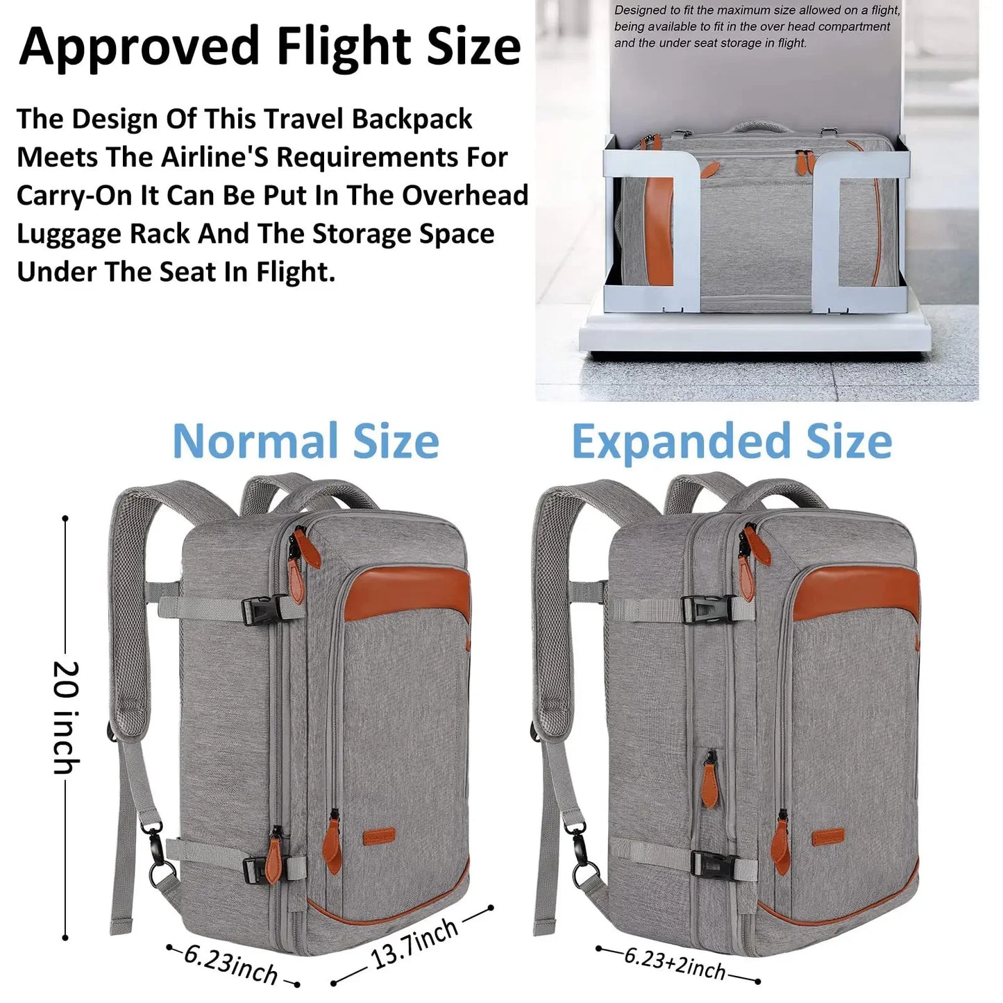 Travel Man Backpack 4 Sets Large Capacity Business Laptop Backpacks with Compartments Multi-functional Waterproof Bag Women 40L