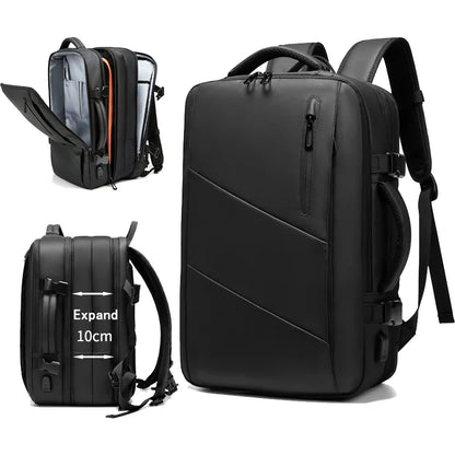 Travel Men's Backpack Waterproof Business Expandable Computer 16 Inch Work Luggage Bag for Men High Capacity Oxford Lightweight