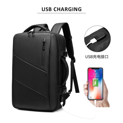 Travel Men's Backpack Waterproof Business Expandable Computer 16 Inch Work Luggage Bag for Men High Capacity Oxford Lightweight
