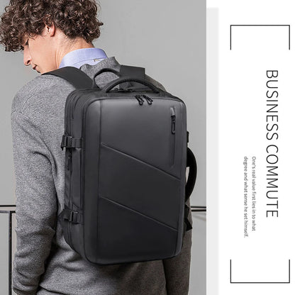 Travel Men's Backpack Waterproof Business Expandable Computer 16 Inch Work Luggage Bag for Men High Capacity Oxford Lightweight