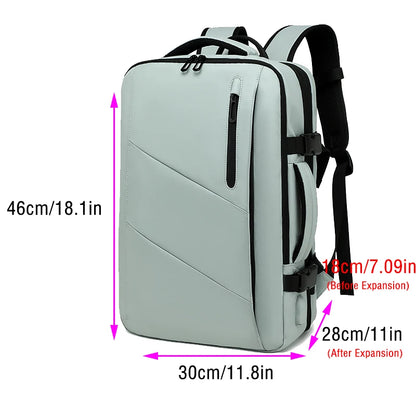 Travel Men's Backpack Waterproof Business Expandable Computer 16 Inch Work Luggage Bag for Men High Capacity Oxford Lightweight