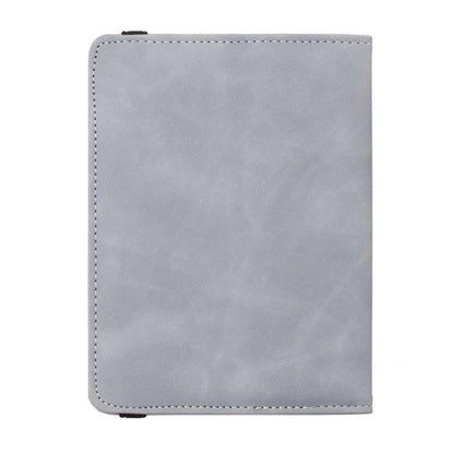 Travel Passport Holder PU Leather Case Cover Radio Frequency Identification Blocking Slim Credit Card Wallet Family Storage Orga
