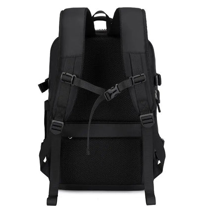 Travel Shoes Bag Oxford Backpack for Women USB Charging Waterproof Men Back Pack 15 Inches Laptop Bag 30L Big Capacity Outdoor