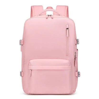 Travel Shoes Bag Oxford Backpack for Women USB Charging Waterproof Men Back Pack 15 Inches Laptop Bag 30L Big Capacity Outdoor