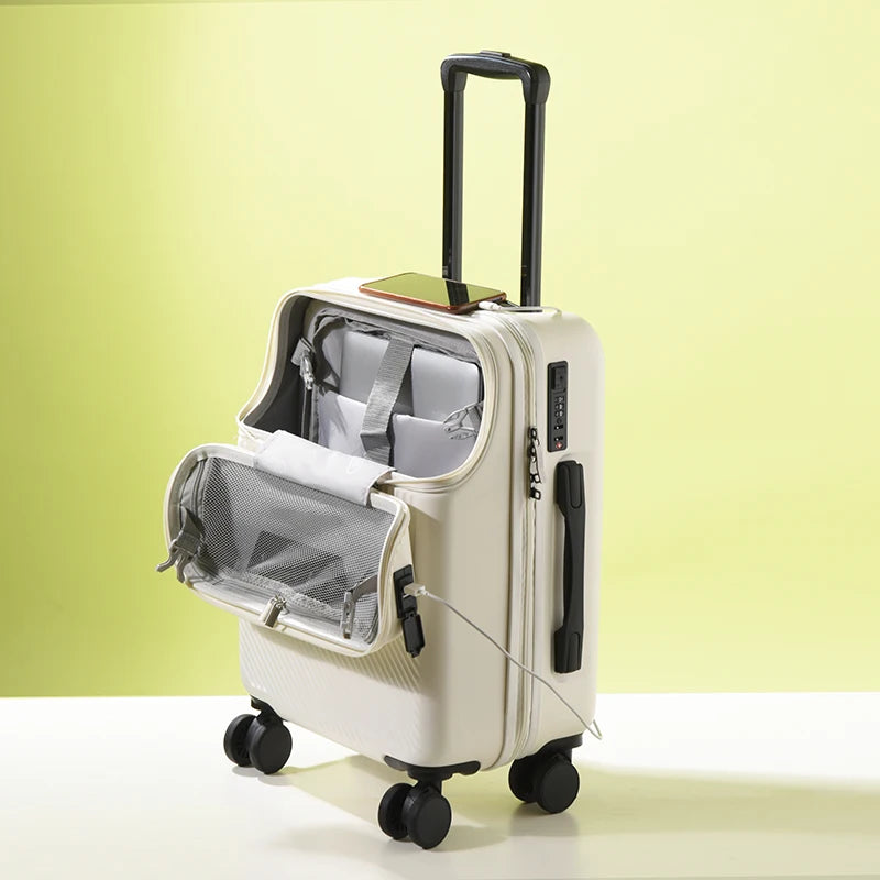 Travel Suitcase Carry on Luggage Cabin Rolling Luggage Password Suitcase Trolley Bag with Wheels Business Boarding box Luggage
