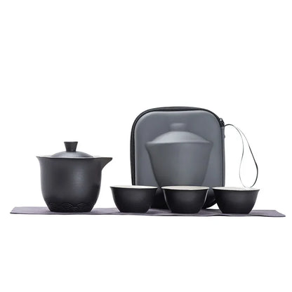 Travel Tea Set Portable Outdoor Camping Tea Making Tool Single Kung Fu Teaware Sets The Best Gift for Tea Culture Lovers