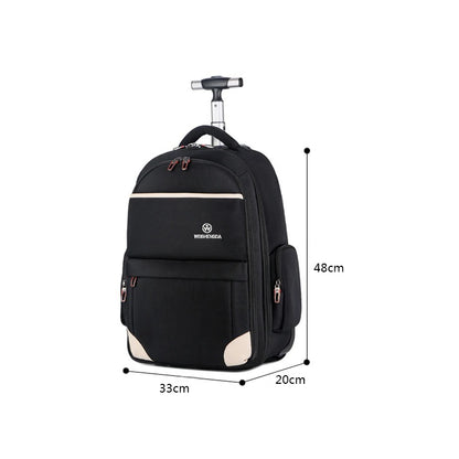 Travel Trolley Bag with wheels Men Rolling Luggage Backpack Women Oxford wheeled Backpack Business Laptop bag Suitcase